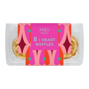 M&S Heart Shaped Galette Waffles