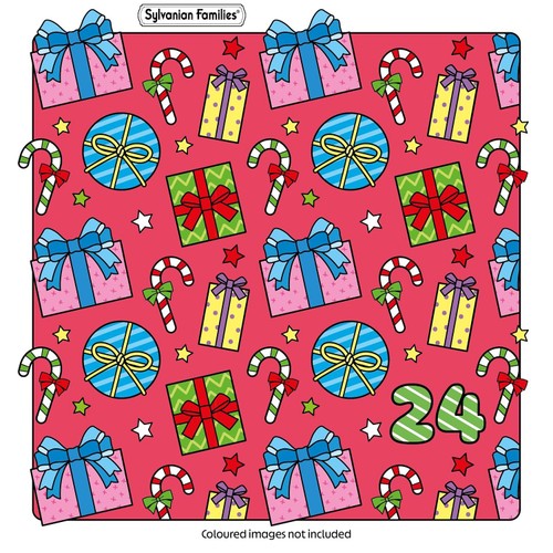 Sylvanian Families Cosy Christmas Adorable Advent Calendar Colouring
