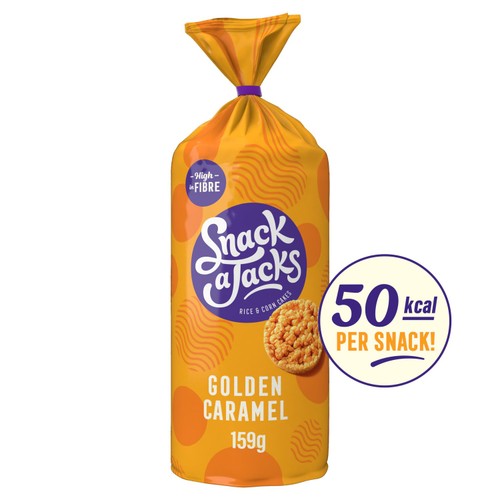 Snack a Jacks Caramel Jumbo Rice Cakes
