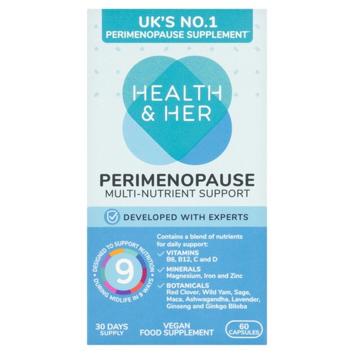 Health & Her Perimenopause Multi-nutrient Support Supplement Capsules 