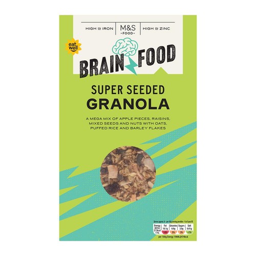 M&S Brain Food Granola Super Seeded