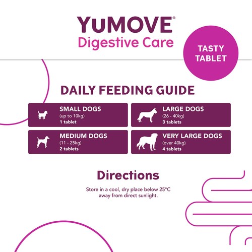 YuMOVE Dog Digestive Health Probiotics Supplement