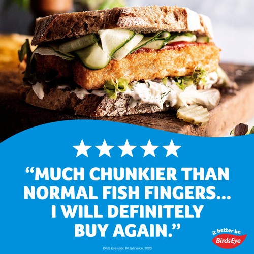 Birds Eye 6 ASC Chunky Breaded Fish Fingers