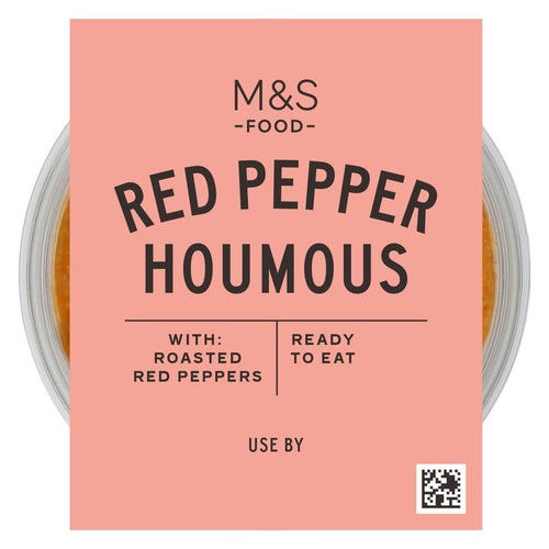 M&S Roasted Red Pepper Houmous