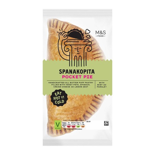 M&S Spanakopita Pocket Pie