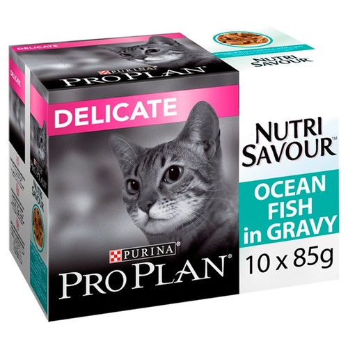 Pro Plan Nutrisavour Delicate Adult Wet Cat Food with Ocean Fish