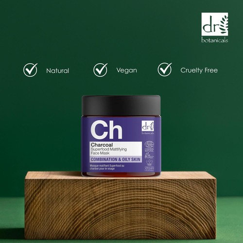 Dr Botanicals Apothecary Charcoal Superfood Mattifying Face Mask