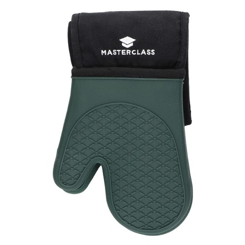 MasterClass Silicone Double-Sided Oven Glove, Green