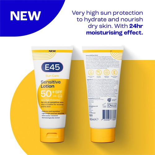 E45 Sun Cream Lotion SPF 50+ 