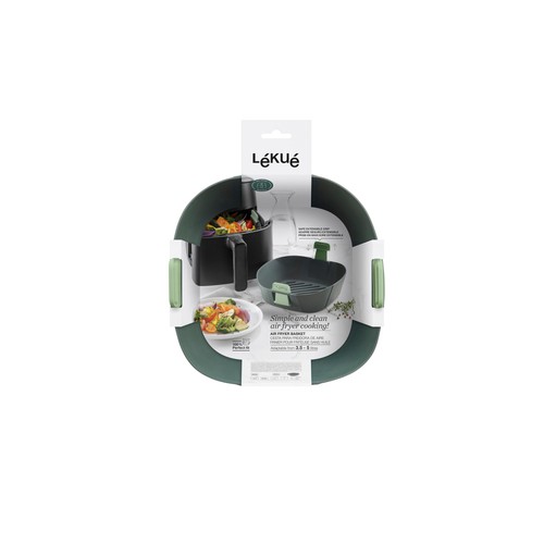Lekue Air Fryer Basket L Grey
