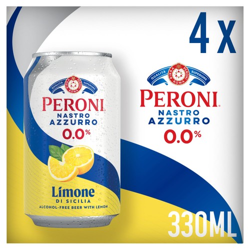 Peroni Alcohol-Free Beer with Lemon