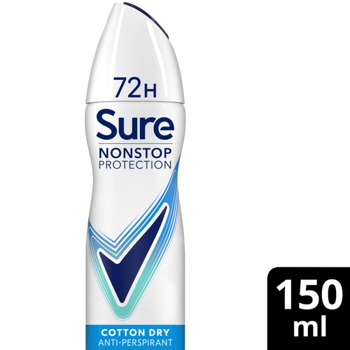 Sure Women 72hr Nonstop Protection Cotton Dry Antiperspirant Deodorant