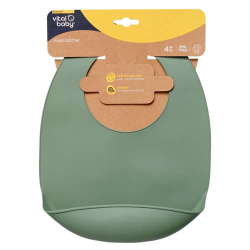 Vital Baby Nourish Bib - natural moss