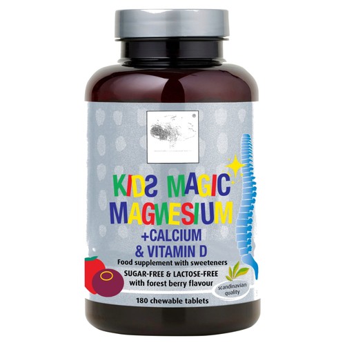 New Nordic Kids Magic Magnesium + Calcium & Vitamin D Chewable Tablets