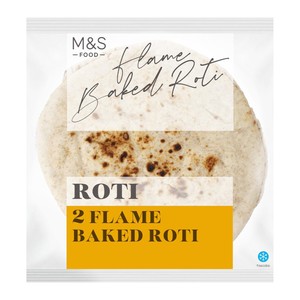M&S 2 Flame Baked Roti