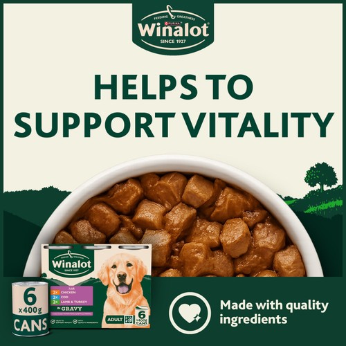 Winalot Cod in Gravy Wet Dog Food