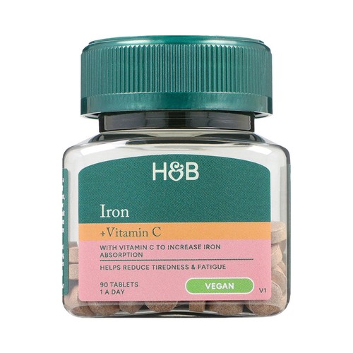Holland & Barrett Iron & Vitamin C 14mg 