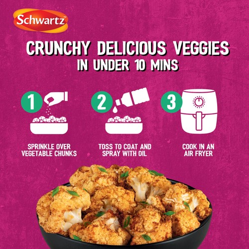 Schwartz Air Fryer Vegetable Seasoning Drum