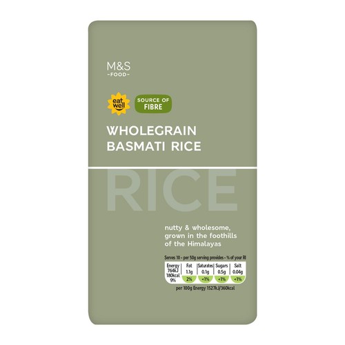 M&S Basmati Wholegrain Rice