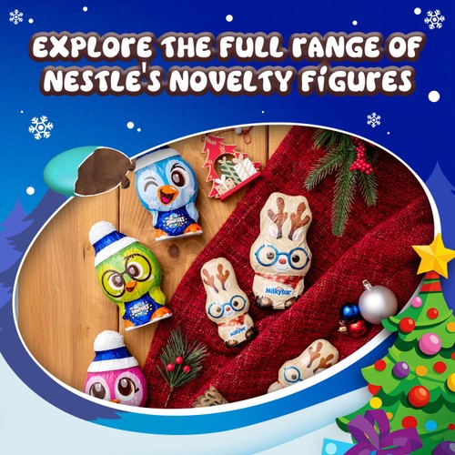 Smarties Milk Chocolate Christmas Penguin