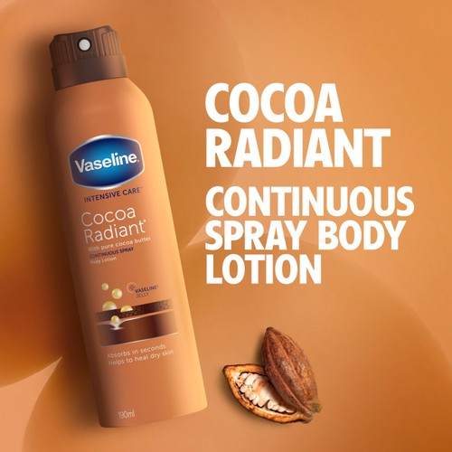 Vaseline Spray & Go Cocoa Body Moisturiser