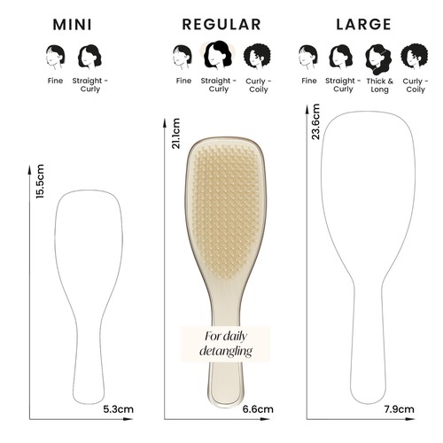 Tangle Teezer Ultimate Detangler Chrome, Champagne Gold