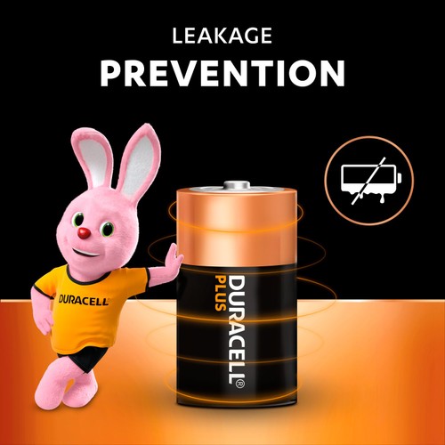 Duracell Plus 100% D Alkaline Batteries