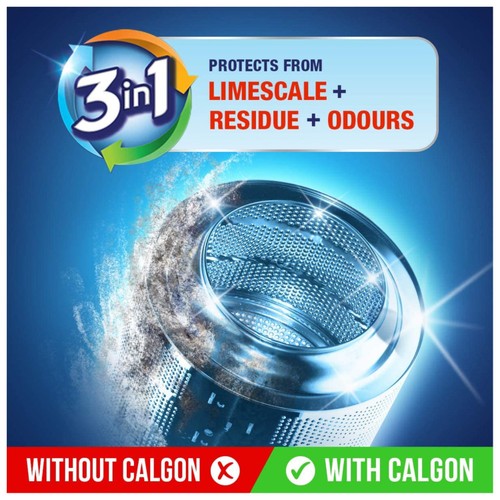 Calgon 4-in-1 Washing Machine Water Softener Tablets