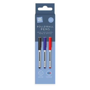 Rollerball Pens 3pk