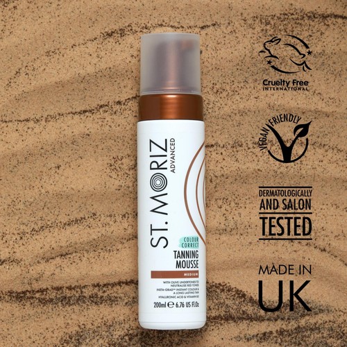 St Moriz Advanced Colour Correcting Tanning Mousse Medium