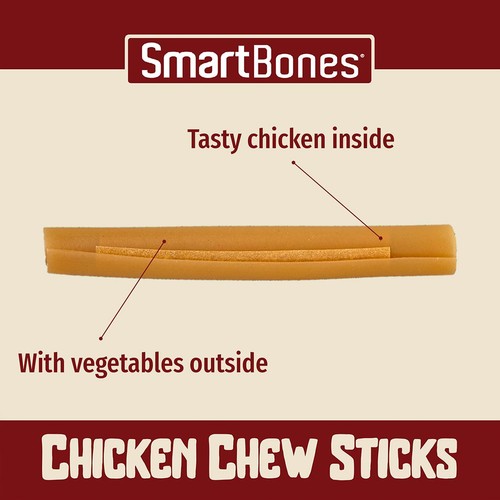 SmartBones Chicken Rawhide Free Sticks Dog Treats