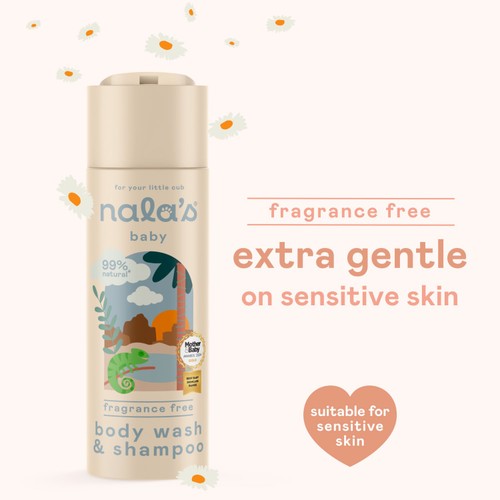 Nala's Baby Body Wash & Shampoo (Fragrance Free)