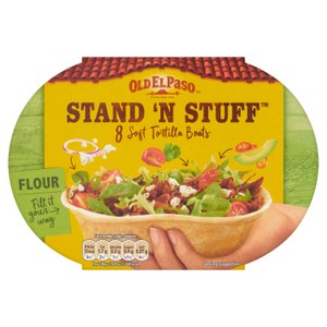 Old El Paso Stand 'N Stuff 8 Soft Tortilla Boats Wrap193g