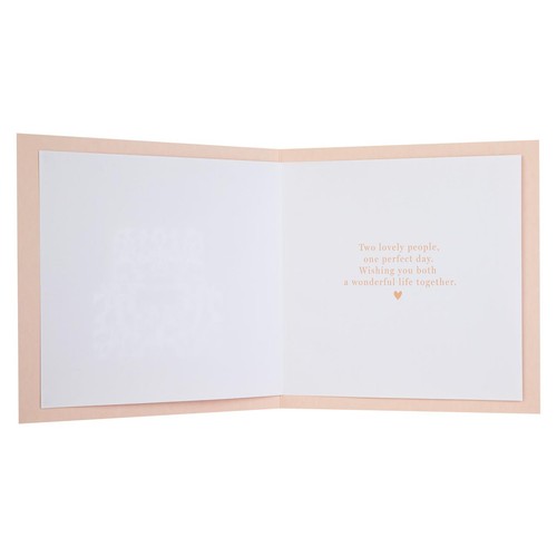 M&S Flower Cake Happy Wedding Card