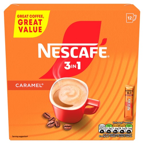 Nescafe Original 3in1 Caramel Box 12pk