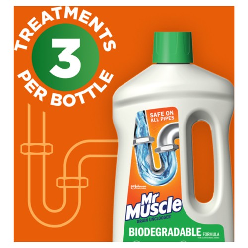 Mr Muscle Biodegradable Drain Unclogger