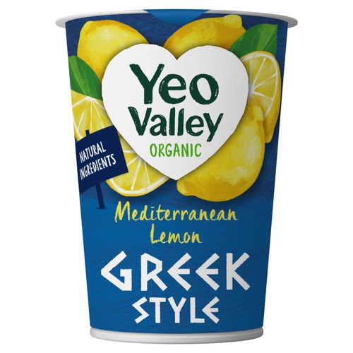 Yeo Valley Organic Mediterranean Lemon Greek Style Yogurt