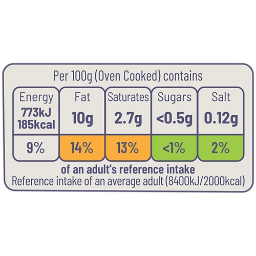 Ocado 2 Organic Salmon Fillets Skin On & Boneless