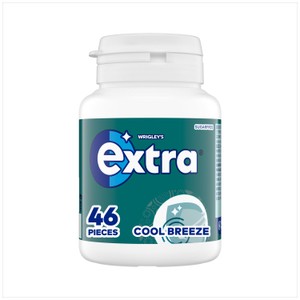 Extra Cool Breeze Sugarfree Chewing Gum Bottle