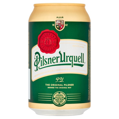 Pilsner Urquell Beer Lager Cans
