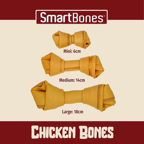 SmartBones Medium Chicken Rawhide Free Bones Dog Treats