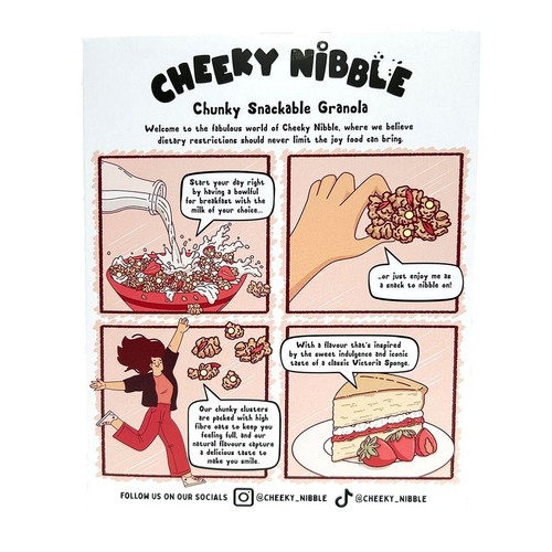Cheeky Nibble Victoria Sponge Granola