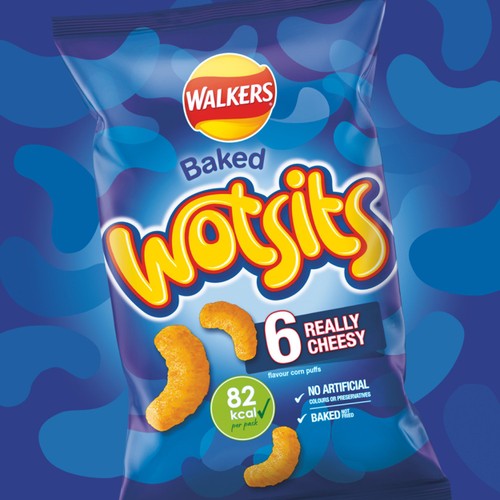 Walkers Wotsits Really Cheesy Multipack Snacks Crisps 20 x 16.5g