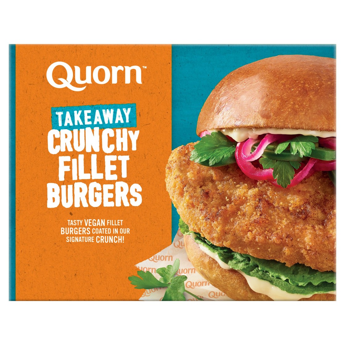 Quorn Vegan Takeaway 2 Crunchy Fillet Burgers - Ocado
