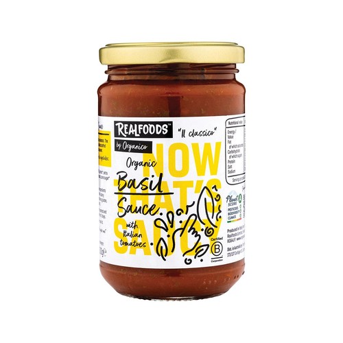 Realfoods Organic Tomato & Basil Sauce