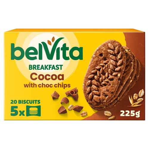 Belvita Cocoa Choc Chips Breakfast Biscuits 