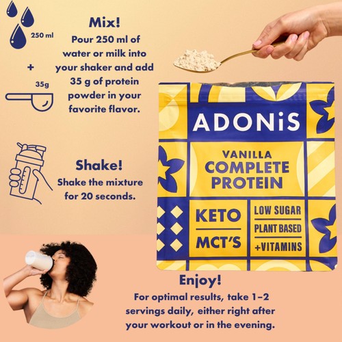 ADONiS Keto Protein Shake Vanilla