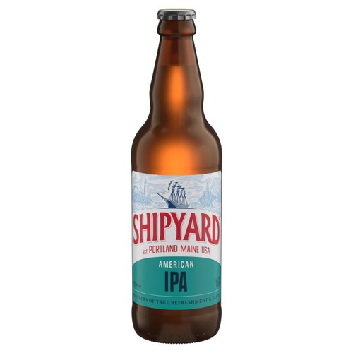 Shipyard American IPA Ale Beer Bottle