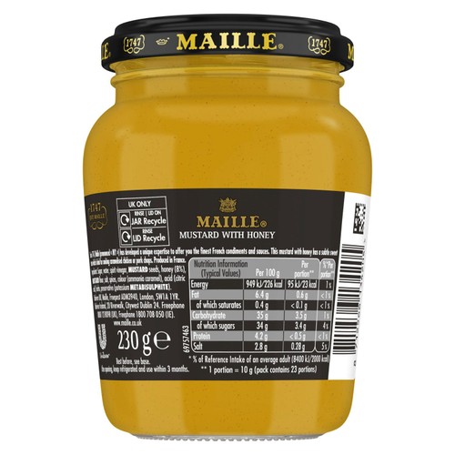 Maille Dijon Mustard With Honey 
