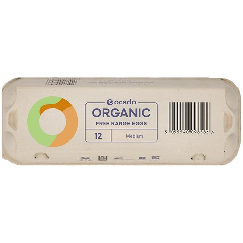 Ocado Organic 12 Medium Eggs